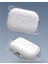 Casestreet Apple Airpods Pro 2 Kılıf Şeffaf Sert Silikon Kancalı SF15 Renksiz 2