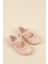 Bıyık Fiyonk Pudra Kız Çocuk Ayakkabı 5
