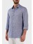 Regular Fit Uzun Kollu Keten Gömlek Erkek Gömlek D41SM0 D10F9 919 3