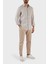 Regular Fit Uzun Kollu Keten Gömlek Erkek Gömlek D41SM0 D10F9 600 2