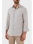 Regular Fit Uzun Kollu Keten Gömlek Erkek Gömlek D41SM0 D10F9 600 3