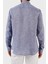 Regular Fit Uzun Kollu Keten Gömlek Erkek Gömlek D41SM0 D10F9 919 5