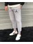 Unisex Gri-Siyah Jordan Dar Kesim Slim Fit Eşofman Altı 2'li 2