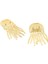 Artisan Jellyfish Denizanası Detaylı Altın Kaplama Küpe 4