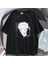 Jujutsu Kaisen Eyes Baskılı Siyah Oversize T-Shirt 2