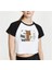 We Bare Bears Baskılı Reglan Kol Beyaz Crop 1