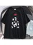 Naruto Uchihas Baskılı Siyah Oversize T-Shirt 2