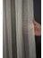Taç Altın Çizgili 1/2 Seyrek Pile Tül Perde Tek Kanat - 100 x 250 cm 2