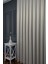 Taç Altın Çizgili 1/2 Seyrek Pile Tül Perde Tek Kanat - 100 x 250 cm 5