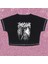 Gothic Harajuku Fashion Winged Skeleton Yarım Kadın T-Shirt 4
