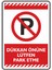 Dükkan Önüne Lütfen Park Etme/25x35cm/dekota 1