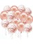 Rose Gold Konfetili Balon Set 20 Adet 1