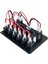 Switch Panel 6 Anahtarlı Usb Type-C + Voltmetre + Şarj Soketli 12-24V 120X180mm Yeşil Işık 3