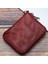 SG118 Erkekler Fermuarlı Cüzdan Retro Deri Billfold Kart Tutucu Değişikliği Depolama Çantası (Yurt Dışından) 3