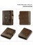 Humerpaul HU828 Erkekler Kısa Cüzdan Üst Katman Cowhide Rfıd Blowıng Kart Çantası Fermuarı Para Çanta (Yurt Dışından) 5