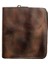 SG813 Üst Katman Cowhide Deri Retro Iki Katlı Erkekler Kısa Cüzdan Fermuar Tasarım Kartları Nakit Tutucu Çanta (Yurt Dışından) 1