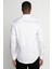 Slım Fıt Uzun Kol Yüksek Yaka Premium Seri Cotton Saten Gömlek 4