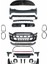 Mini cooper f55 4d jcw body kit tampon seti 2021+ 1