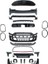 Mini cooper f56 f57 2d jcw body kit tampon seti 2021+ 1