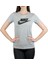 Essntl Icon Futura Kısakol Kadın T-Shirt Gri 2