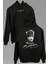 Atatürk Gazi Mustafa Kemal Kalpaklı Ön ve Arka Baskılı Sweatshirt Unisex Kapüşonlu Hoodie10 1