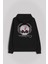 Müzik Dinleyen Kuru Kafa Kulaklık Bıçak Skull Ön ve Arka Baskılı Sweatshirt Unisex Kapüşonlu Hoodie10 2