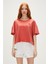 Lara Oversize T-Shirt Ginger Tarçın Basic Kadın Tişört10 1