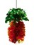 Asmalı Ananas Şeklinde Metalik Petekli Sarkıt Süs 40 cm 1