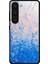 For Samsung Galaxy S23 Için 5g Şık Mermer Desen Baskı Tpu + Temperli Cam Çizgi Anti-Çizgiye Dönüş Kılıfı Damla Geçirmez Telefon Kapağı (Yurt Dışından) 1