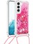 For Samsung Galaxy S23 Için Yb Quicksand Serisi-4 Plus Clear Sparkle Hareketli Quicksand Case Yumuşak Tpu Koruyucu Telefon Kapağı Lanyard ile (Yurt Dışından) 1