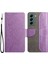 For Samsung Galaxy S23 5g Için Pu Deri Cep Telefonu Kılıfı, Kelebek Çiçeği Baskılı Tam Koruma Cüzdan Kapağı Standlı (Yurt Dışından) 1