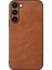 For Samsung Galaxy S23 Için Plus Etkiye Dayanıklı Cowhide Doku Pu Deri Kaplama Telefon Kılıfı Sabit Pc Yumuşak Tpu Kapağı (Yurt Dışından) 1