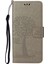 For Samsung Galaxy S23 Için Telefon Kapağı, Stand Özellik Pu Deri Baskılı Baykuş Ağacı Desen Manyetik Toka Flip Cüzdan Kılıfı (Yurt Dışından) 5
