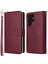 For Samsung Galaxy S23 Için Ultra Eller Serbest Stand Cüzdan Telefon Flip Case Pu Deri Manyetik 9 Kart Tutucu Yuvaları Zipper Cep Kapağı Kayışla (Yurt Dışından) 1