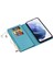 For Samsung Galaxy S23 Için Plus Kart Tutucu Damla Geçirmez Telefon Kapağı Lazer Oyma Glittery Yıldızlı Tarz Fermuar Cüzdan Stand Deri Telefon Kılıfı Kayış (Yurt Dışından) 5