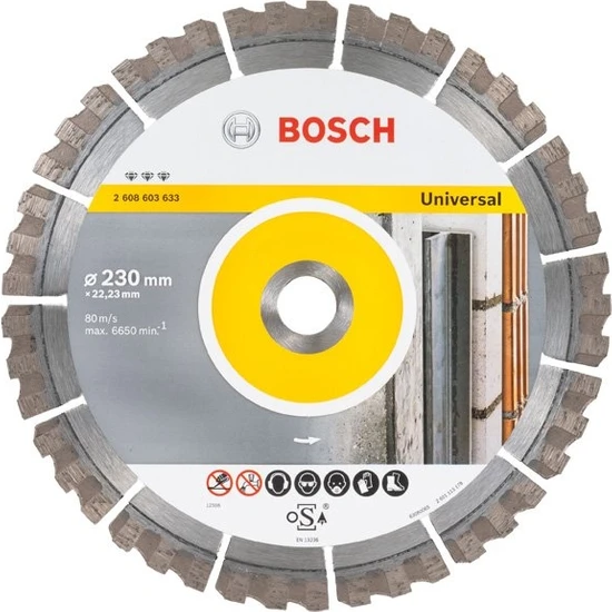 Bosch Expert Multimeterial Yapı Malzemeleri Için Elmas Testere 230 mm