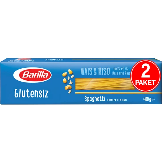 Barilla Glutensiz Spaghetti Makarna 400 G 2 Paket