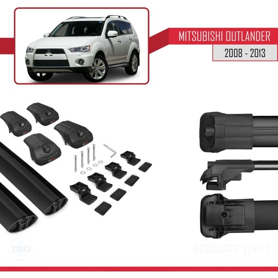 ACE-1 Dakdrager Bagagedrager Compatibel Met Mitsubishi Outlander 2003 2006 Spoorstaven Grijs Aluminium 2 Staven 2 ACE-1 Dakdrager Bagagedrager Compatibel Met Mitsubishi Outlander 2003 2006 Spoorstaven Grijs Aluminium 2 Staven 2