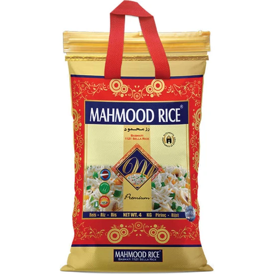 Mahmood Rice Basmati Pirinç 4kg x 3 Adet