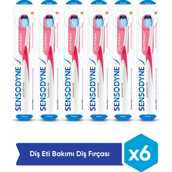 Sensodyne Diş Eti Bakımı Yumuşak Diş Fırçası X6