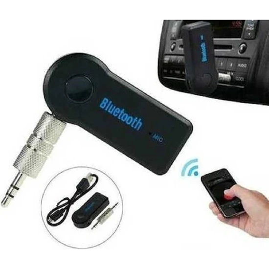 Mobio Bluetooth Araç Kiti Aux Çıkışlı Hands-Free Telefon Müzik Alıcı