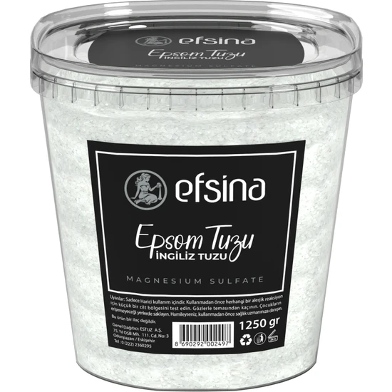 Efsina Epsom Tuzu (İngiliz Tuzu) 1250 gr