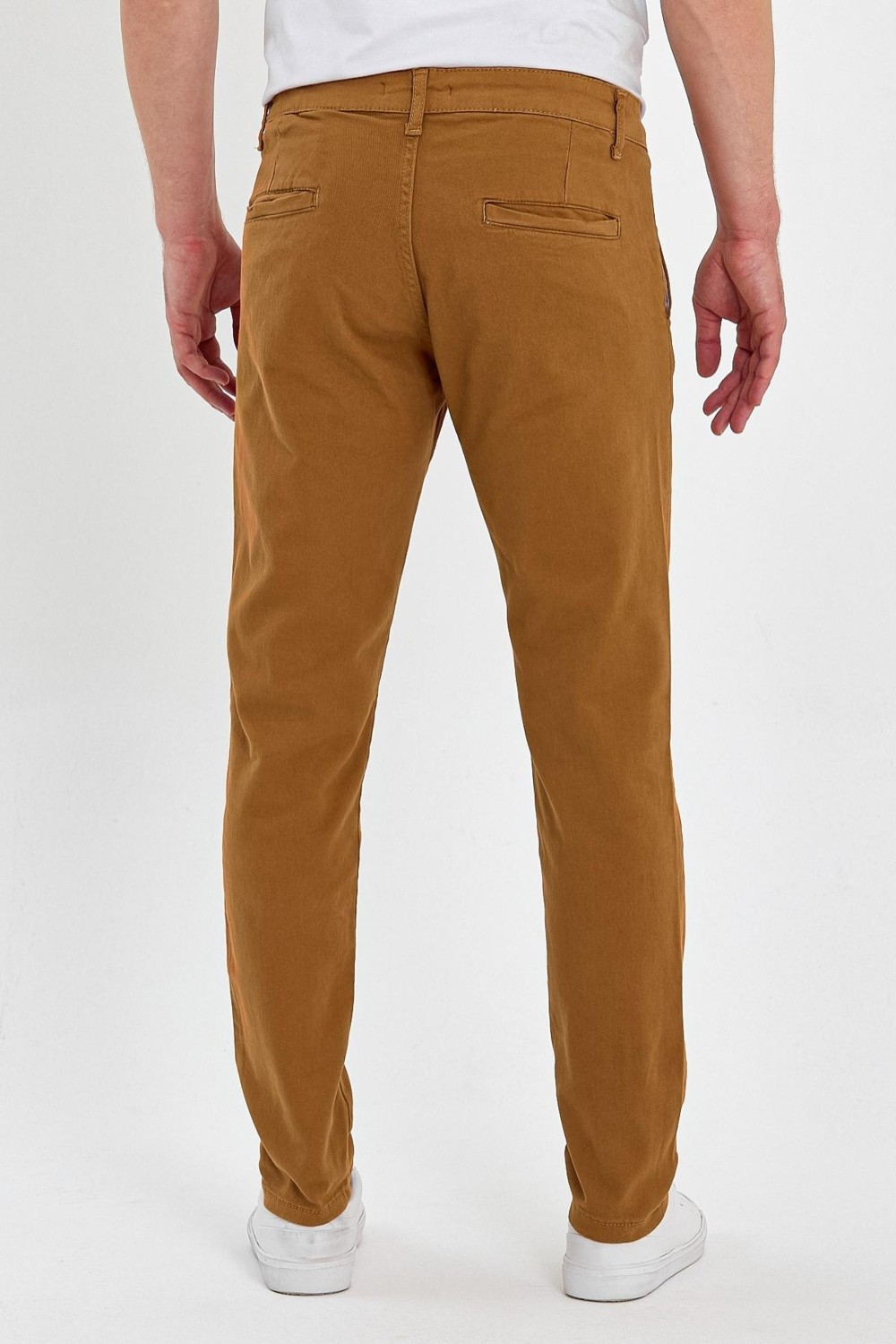 Damga Erkek Slim Fit Chino Pantolon Taba görsel 5