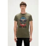 Bad Bear RECKLESS T-SHIRT Haki Erkek T-Shirt 23.01.07.010-C70