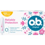 O.B. 32'li Paket Normal Tampon Sızıntı Önleyici Teknoloji ile Gün Boyu Konfor Sağlar