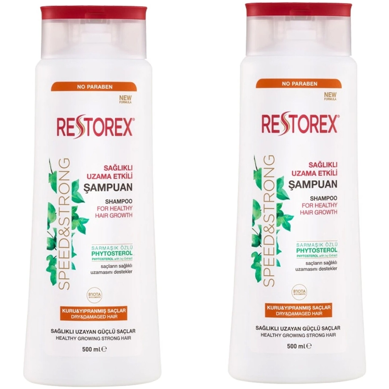 Restorex Şampuan Kuru Yıpranmış Saçlar İçin 500 ml x 2 Adet Fiyatı