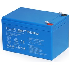 Blue Battery 12 Volt 12 Amper Bakımsız Kuru Akü , Ups Aküsü