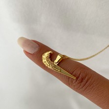 Nida Jewelry 925 Ayar Gümüş Dalga Nike Kolye