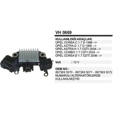 Vertex Konjektör Astra G / Corsa C 1.7 Dtı 98->