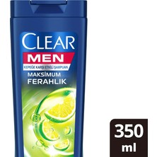 Clear Men Kepeğe Karşı Etkili Şampuan Maksimum Ferahlık Yağlı Saç Derisi Için Limon 350 ml Dm